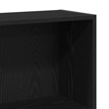 Bibliotecă cu 4 etaje Stejar negru 80x24x143 cm Lemn prelucrat - Img 7