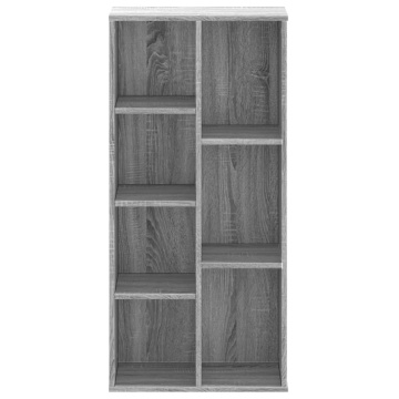 Bibliotecă, gri sonoma, 50x25x105 cm, lemn prelucrat - Img 4