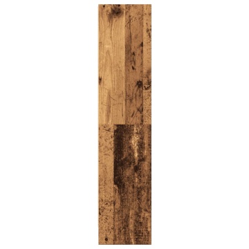Bibliotecă, lemn vechi, 60x24x109 cm, lemn prelucrat - Img 8