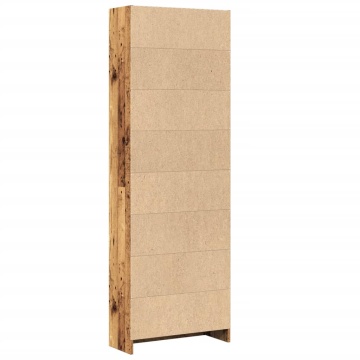 Bibliotecă, lemn vechi, 60x24x176 cm, lemn prelucrat - Img 5