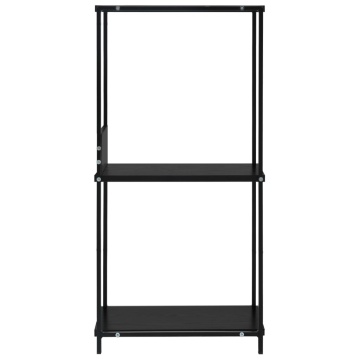 Bibliotecă mică, negru, 33,5 x 39,6 x 79,7 cm, lemn prelucrat - Img 4