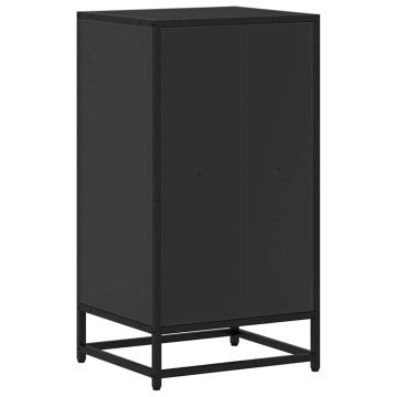 Bibliotecă, negru, 40x35x76 cm, lemn prelucrat - Img 5