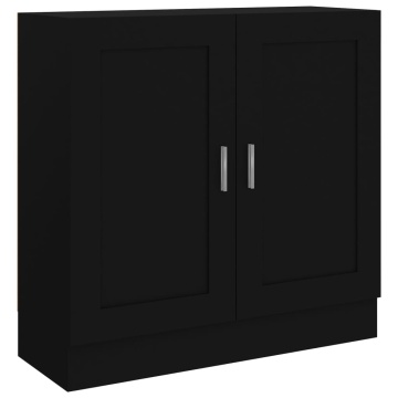Bibliotecă, negru, 82,5 x 30,5 x 80 cm, PAL - Img 2