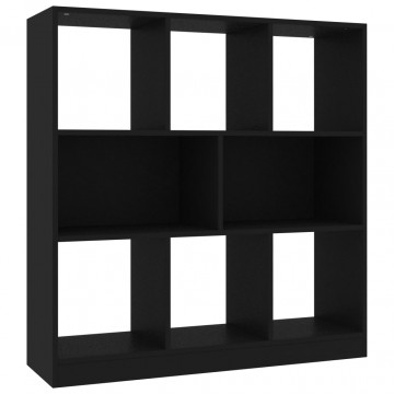 Bibliotecă, negru, 97,5x29,5x100 cm, PAL - Img 2