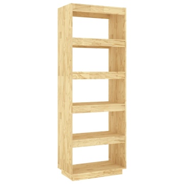 Bibliotecă/Separator cameră, 60x35x167 cm, lemn masiv pin - Img 2
