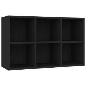 Bibliotecă/Servantă, negru, 66 x 30 x 97,8 cm, PAL - Img 7