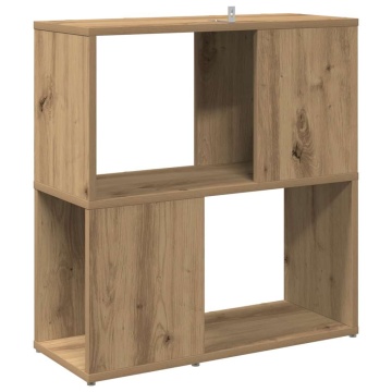 Bibliotecă, stejar artizanal, 60x24x63 cm, lemn prelucrat - Img 5