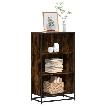 Bibliotecă, stejar fumuriu, 60x35x107,5 cm, lemn prelucrat - Img 1