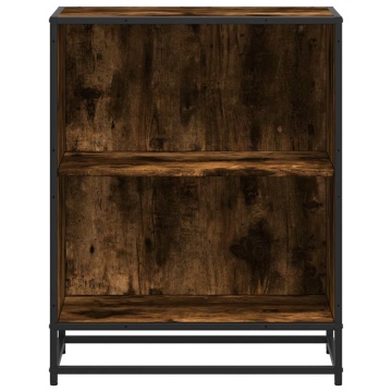 Bibliotecă, stejar fumuriu, 60x35x76 cm, lemn prelucrat - Img 4