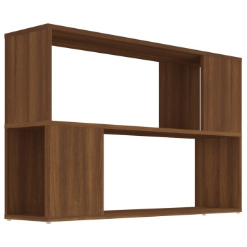 Bibliotecă, stejar maro, 100x24x63 cm, lemn prelucrat - Img 2