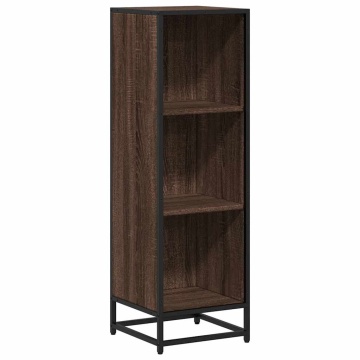 Bibliotecă, stejar maro, 33,5x33x107,5 cm, lemn prelucrat - Img 2