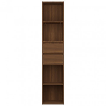 Bibliotecă, stejar maro, 36x30x171 cm, lemn prelucrat - Img 3