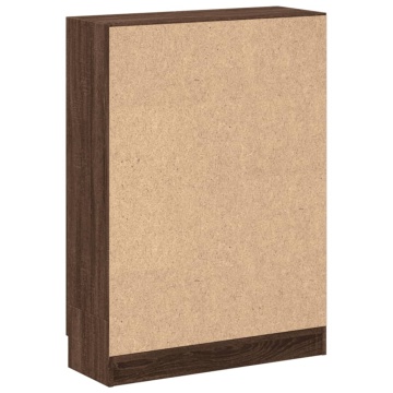 Bibliotecă, stejar maro, 82,5x30,5x115 cm, lemn prelucrat - Img 11