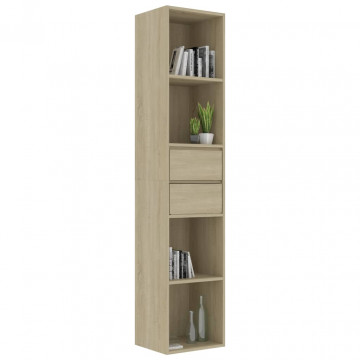 Bibliotecă, stejar Sonoma, 36 x 30 x 171 cm, PAL - Img 3