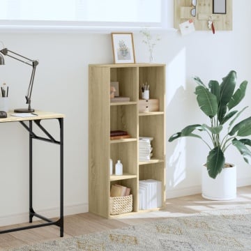 Bibliotecă, stejar sonoma, 50x25x105 cm, lemn prelucrat - Img 3