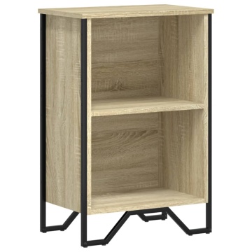 Bibliotecă, stejar sonoma, 50x31x74,5 cm, lemn prelucrat - Img 2