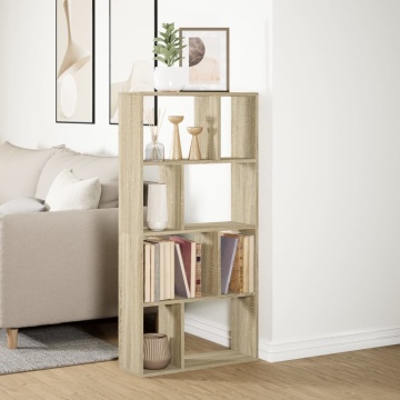 Bibliotecă, stejar sonoma, 60x20x120 cm, lemn prelucrat - Img 4