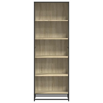 Bibliotecă, stejar sonoma, 60x35x170,5 cm, lemn prelucrat - Img 4