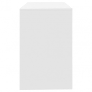 Birou, alb, 101x50x76,5 cm, PAL - Img 5