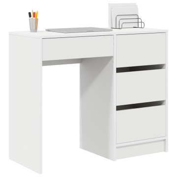 Birou Alb de Scris Alb MDF Mediu Depozitare Birou Alb de Scris - Img 3
