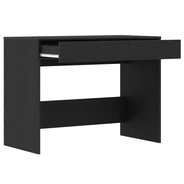Birou Stejar negru 101x50x76,5 cm Lemn prelucrat - Img 8