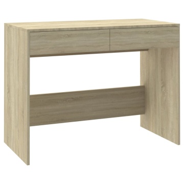 Birou, stejar Sonoma, 101 x 50 x 76,5 cm, PAL - Img 2