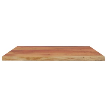 Blat birou 90x80x2,5 cm dreptunghiular lemn acacia margine vie - Img 4