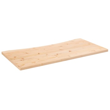 Blat de birou, 110x60x2,5 cm, lemn masiv de pin - Img 2