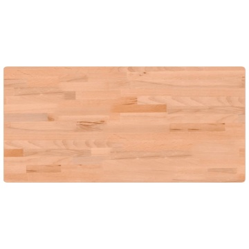 Blat de birou, 115x55x2,5 cm, lemn masiv de fag - Img 2