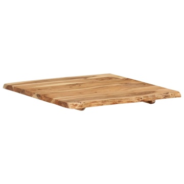 Blat de masă, 58x(50-60)x2,5 cm, lemn masiv de acacia - Img 4