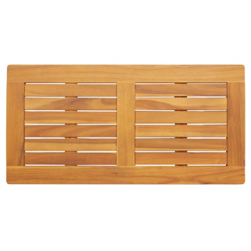 Blat de masă 80x40x2,2 cm din lemn masiv de acacia - Img 2