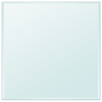 Blat de masă din sticlă securizată pătrat 800 x 800 mm - Img 1