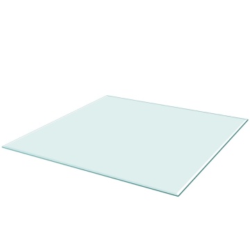 Blat de masă din sticlă securizată pătrat 800 x 800 mm - Img 2