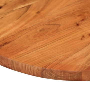 Blat de masă oval, 100x50x2,5 cm, lemn masiv de acacia - Img 5