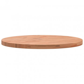 Blat de masă rotund, Ø50x2,5 cm, lemn masiv de fag - Img 5