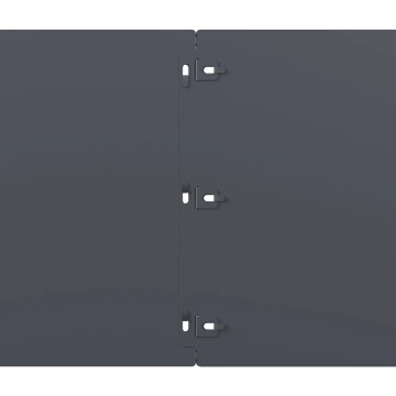 Borduri de gazon 10 buc Antracit 25x103 cm Oțel laminat la rece - Img 6