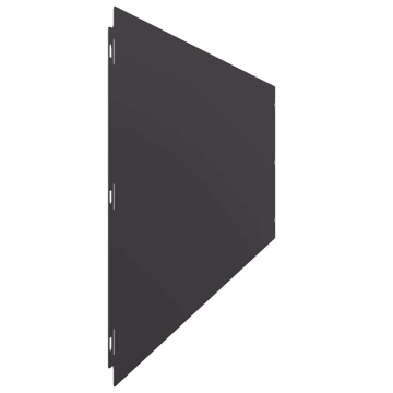 Borduri de gazon 10 buc Negru 25x103 cm Oțel laminat la rece - Img 8