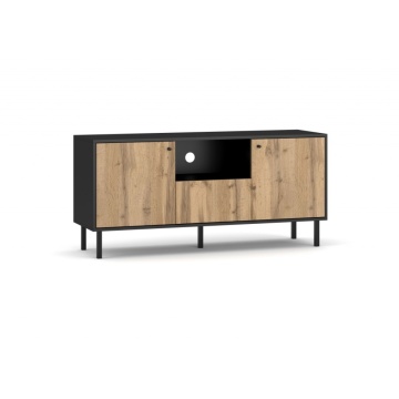 Bospe Tv Stand 2D1S Black/Wotan 2K - Img 1