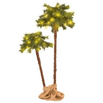 Brad de Crăciun cu LED-uri, 90 cm și 150 cm - Img 1