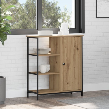 Bufet Artisan Stejar 70x30x80 cm Lemn prelucrat - Img 3