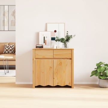 Bufet DRAMMEN 79x43x75,5 cm Lemn Masiv de Pin - Img 4