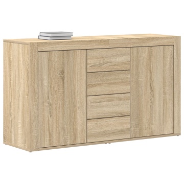 Bufet Stejar Sonoma Lemn prelucrat 120 x 36 x 69 cm Depozitare - Img 3