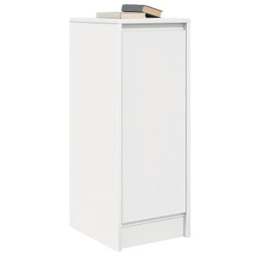 Bufetă albă 29,5x34x76 cm din lemn prelucrat - Img 4