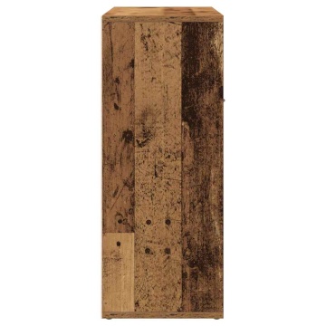 Bufetă din lemn vechi 60x30x75 cm din lemn prelucrat - Img 5