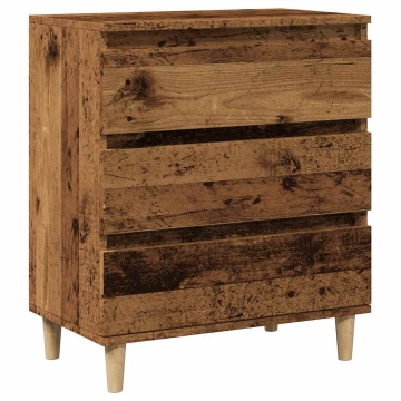 Bufetă din lemn vechi 60x35x70 cm din lemn prelucrat - Img 2