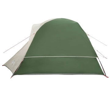 Cabină cort de camping, 4 persoane, verde, impermeabil - Img 6