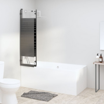 Cabină de duș pliabilă, 3 panouri, negru, 130x130 cm, ESG - Img 3