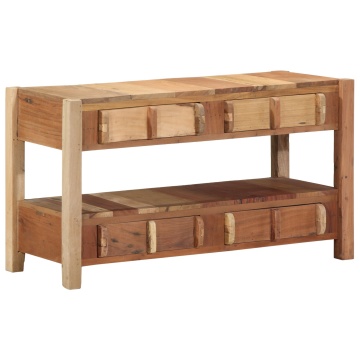 Cabinet TV 83x33x46 cm Lemn masiv recuperat - Img 2