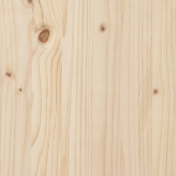 Cadru de pat, 140x190 cm, lemn masiv de pin - Img 6