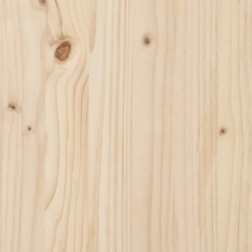 Cadru de pat, 160x200 cm, lemn masiv - Img 6
